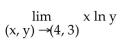 <strong>Find the limit. </strong> A) ln 81 B) ln (3) - 4 C) 81 D) No limit