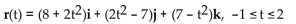 <strong>Calculate the arc length of the indicated portion of the curve r(t). </strong> A) 9 B) 45 C) 27 D) 15