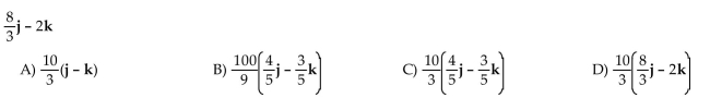 Express the vector as a product of its length and direction.