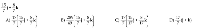 Express the vector as a product of its length and direction.