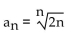 <strong>Find the limit of the sequence if it converges; otherwise indicate divergence. </strong> A) ln 2 B) 1 C) 0 D) Diverges