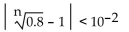 <strong>Find the smallest value of N that will make the inequality hold for all n > N. </strong> A) 25 B) 23 C) 27 D) 20