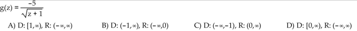 Find the domain and range of the function.