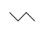 <strong>What would the formula be for the following stick model? </strong> A)C<sub>4</sub>H<sub>10</sub> B)C<sub>3</sub>H<sub>3</sub> C)C<sub>3</sub>H<sub>6</sub> D)C<sub>3</sub>H<sub>8</sub> E)C<sub>4</sub>H<sub>8</sub>