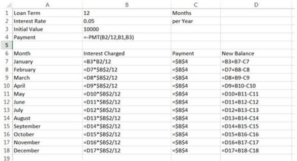 In the example shown below, cell B3 is a data cell.
