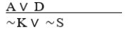 <strong>(K ⊃ ∼A) • (S ⊃ ∼D) </strong> A) Invalid. B) Modus tollens. C) Affirming the consequent. D) Denying the antecedent. E) Destructive dilemma.