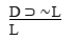 ∼D  