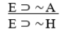 ∼A ⊃ ∼H  
