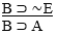 E ⊃ ∼A  