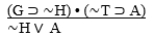 G ∨ ∼T  