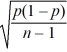 <strong>Which of the following is the correct formula for the margin of error in the interval estimation of p?</strong> A) z<sub>α</sub><sub>/2</sub> <sub> </sub> B) z<sub>α</sub><sub>/2</sub> <sub> </sub> C) z<sub>α</sub><sub>/2</sub> <sub> </sub> D) z<sub>α</sub><sub>/2</sub> <sub> </sub>
