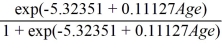 A medical researcher is interested in assessing the probability of some symptoms of coronary heart disease being present at a given age. For this reason, he uses the following data collected on 100 individuals. The response variable is CHD which is 1 if coronary heart disease is present and 0 otherwise. The following linear probability model and logit model have been estimated: Linear probability: = - 0.53796 + 0.02181Age Logit: = For the linear probability model, what is the range of values of Age for which can be regarded as the estimated probability of coronary heart disease?