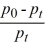 <strong>If p<sub>t </sub>is the price of good X in period t, and p<sub>0</sub> is the base period price, which of the following is the equation for a simple price index for good X?</strong> A) × 100 B) × 100. C) × 100. D) p<sub>t</sub> - p<sub>0</sub> × 100.