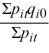 <strong>Which of the following is the correct expression for the Laspeyres price index?</strong> A) × 100 B) × 100 C) × 100 D) × 100