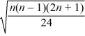 <strong>For the Wilcoxon signed-rank test with n ≥ 10, the sampling distribution of the test statistic can be approximated by the normal distribution with standard deviation ________.</strong> A) σ<sub>T</sub> = B) σ<sub>T</sub> = C) σ<sub>T</sub> = D) σ<sub>T</sub> =