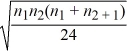 <strong>For the Wilcoxon rank-sum test when the sample sizes are at least 10, the sampling distribution of the test statistic can be approximated by the normal distribution with standard deviation ________.</strong> A) σ<sub>W</sub> = B) σ<sub>W</sub> = C) σ<sub>W</sub> = D) σ<sub>W</sub> =