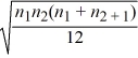 <strong>For the Wilcoxon rank-sum test when the sample sizes are at least 10, the sampling distribution of the test statistic can be approximated by the normal distribution with standard deviation ________.</strong> A) σ<sub>W</sub> = B) σ<sub>W</sub> = C) σ<sub>W</sub> = D) σ<sub>W</sub> =