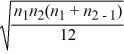 <strong>For the Wilcoxon rank-sum test when the sample sizes are at least 10, the sampling distribution of the test statistic can be approximated by the normal distribution with standard deviation ________.</strong> A) σ<sub>W</sub> = B) σ<sub>W</sub> = C) σ<sub>W</sub> = D) σ<sub>W</sub> =