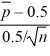 <strong>Which of the following is the test statistic for the sign test?</strong> A) z = B) z = C) z = D) z =