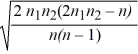 <strong>For the Wald-Wolfowitz runs test with n<sub>1</sub> ≥ 10 and n<sub>2 </sub>≥ 10, the sampling distribution of the test statistic R can be approximated by the normal distribution with standard deviation ________.</strong> A) σ<sub>R</sub> = B) σ<sub>R</sub> = C) σ<sub>R</sub> = D) σ<sub>R</sub> =