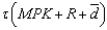 <strong>The user cost of capital with a corporate income tax is given by which of the following?</strong> A) B) C) D) E)