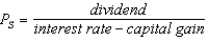 <strong>We can write the stock price as:</strong> A) . B) . C) . D) . E) .