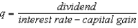 <strong>Which of the following equations represents Tobin's q?</strong> A) B) C) D) E)