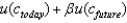 <strong>Which of the following represents the consumer's lifetime utility?</strong> A) B) C) D) E)