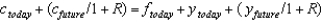 <strong>Which of the following represents the consumer's lifetime utility?</strong> A) B) C) D) E)