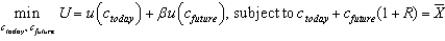 <strong>The household problem is to solve:</strong> A) . B) . C) . D) . E)