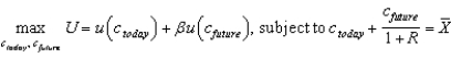 <strong>The household problem is to solve:</strong> A) . B) . C) . D) . E)