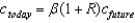 <strong>With logarithmic utility, the Euler equation is given by:</strong> A) . B) . C) . D) . E) .