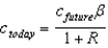 <strong>With logarithmic utility, the Euler equation is given by:</strong> A) . B) . C) . D) . E) .