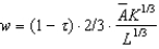 <strong>When taxes are included in the stylized DSGE model, with Cobb-Douglas production, labor demand is given by:</strong> A) . B) . C) . D) . E) .