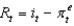 <strong>The equation is called the ________ and Is the ________.</strong> A) risk premium; discount rate B) ex ante real interest rate; ex post real interest rate C) bond yield; real interest rate D) ex ante nominal interest rate; nominal interest rate E) nominal interest rate; real interest rate