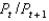 <strong>If P<sub>t</sub> is the price level in time, t, inflation is calculated as:</strong> A) 1/P<sub>t</sub> . B) . C) . D) . E) .