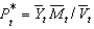 <strong>According to the quantity theory of money, the price level can be written as:</strong> A) . B) . C) . D) . E) .
