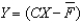 <strong>If Y is a good's output, X is spending to produce a good, is the fixed cost associated with production, and C is the average cost of production, which of the following production functions exhibits increasing returns?</strong> A) B) C) D) E)