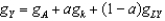 <strong>In the combined Solow-Romer model, the growth rate of total output, using the production function , is given as:</strong> A) . B) . C) . D) . E) .