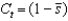 <strong>In the Solow model, defining as the saving rate, Y<sub>t</sub> as output, and I<sub>t</sub> as investment, consumption is given by:</strong> A) . B) . C) . D) . E) .