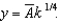 <strong>In the Cobb-Douglas production function , defining y = Y/L as output per person and K = K/L as capital per person, the per person production function is:</strong> A) B) C) D) E) None of these answers is correct.