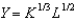 State whether the following production functions exhibit increasing, constant, or decreasing returns to scale in K and L. (a) (b) (c)
