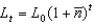 <strong>Suppose population growth is given by , where L<sub>0</sub> is the population today, Is the population in t periods, and Is the population constant growth rate. If we do not know what value Takes but do know the values of L<sub>0</sub>, , and t, we can calculate By punching ________ into our calculators.</strong> A) B) C) D) E)
