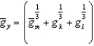 <strong>Suppose k, l, and m grow at constant rates given by And What is the growth rate of y if </strong> A) B) C) D) E)