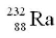 <strong>The product of the alpha decay of the uranium isotope   is</strong> A)  B)   C)  D)  <div style=padding-top: 35px> 