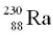 <strong>The product of the alpha decay of the uranium isotope   is</strong> A)  B)   C)  D)  <div style=padding-top: 35px> 