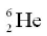 <strong>The helium isotope   undergoes beta decay with the emission of an electron. The product of the decay is</strong> A)  B)  C)  D)  <div style=padding-top: 35px> 