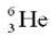 <strong>The helium isotope   undergoes beta decay with the emission of an electron. The product of the decay is</strong> A)  B)  C)  D)  <div style=padding-top: 35px> 