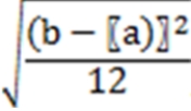 <strong>The standard deviation of any uniform probability distribution is</strong> A) (b - a)/2 B) n(1 - \pi ) C) D)
