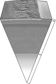 <strong>Identify the layers of the Earth,from the outside to the interior,using the illustration below.  </strong> A) core,mantle,crust B) mantle,crust,core C) core,crust,mantle D) crust,mantle,core <div style=padding-top: 35px> 